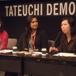 Seuvon Lee, left, Amna Nawaz and Anh Do